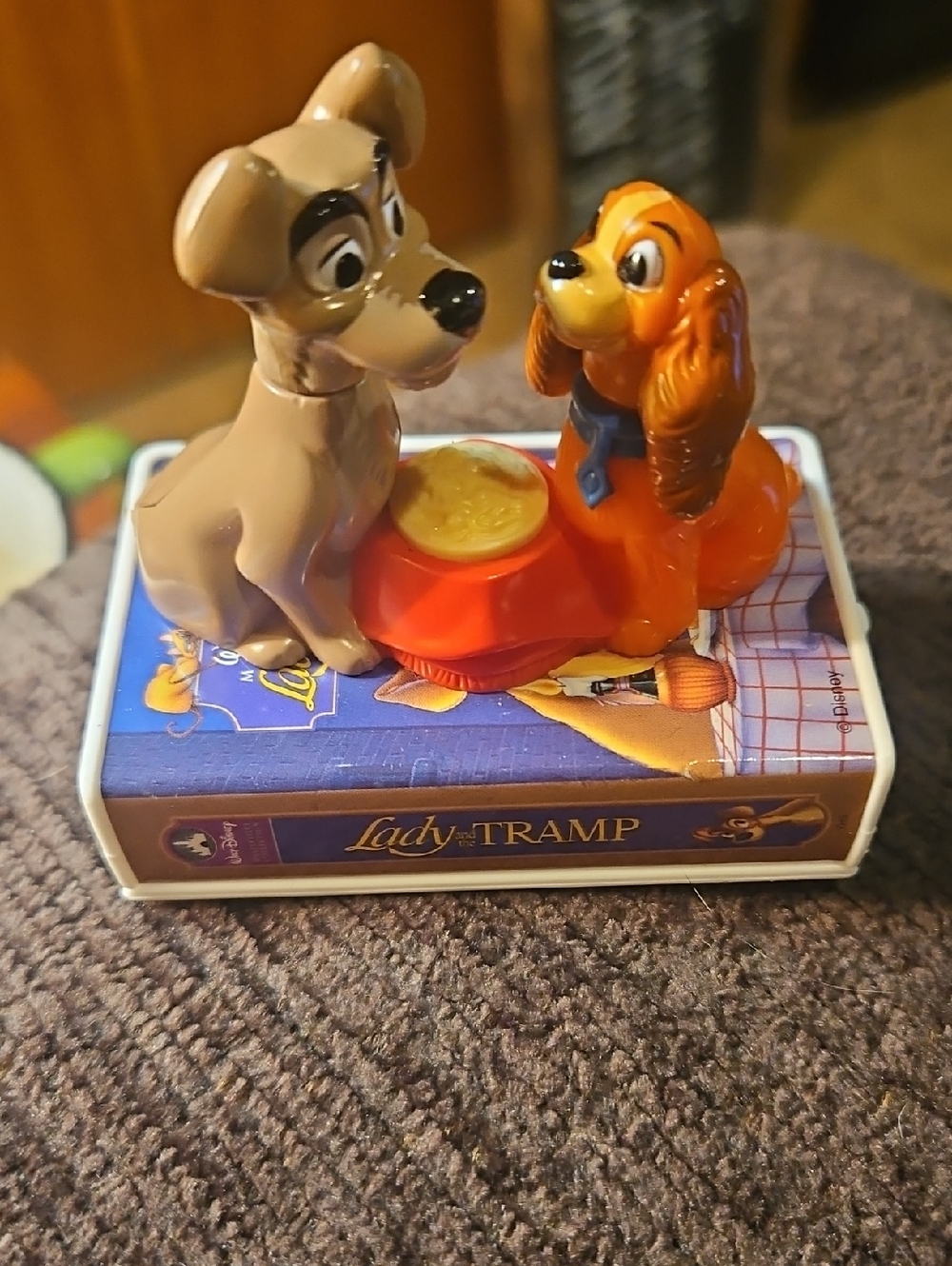 🌟3/$25🌟Disney Lady and the Tramp Mini Figurine Set